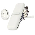 Kit com Estojo para Pincéis de Maquiagem e Case para Esponja de Maquiagem em Silicone