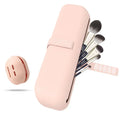 Kit com Estojo para Pincéis de Maquiagem e Case para Esponja de Maquiagem em Silicone