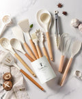 Silicone Kitchen Utensils - 14-Piece Set