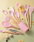 Silicone Kitchen Utensils - 14-Piece Set