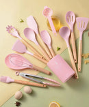 Silicone Kitchen Utensils - 14-Piece Set
