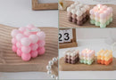 Bubble Cube Candle with Sophisticated Scents