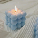 Vela Aromática de Soja Estilo Cubo de Bolhas para Decoração e Lazer