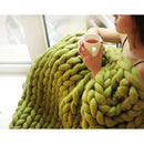 Chunky Merino Wool Blanket for Cozy Comfort