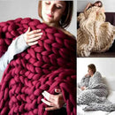 Chunky Merino Wool Blanket for Cozy Comfort