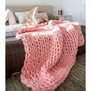 Chunky Merino Wool Blanket for Cozy Comfort