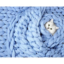 Chunky Merino Wool Blanket for Cozy Comfort