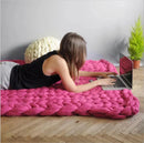 Chunky Merino Wool Blanket for Cozy Comfort