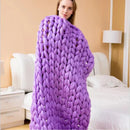 Chunky Merino Wool Blanket for Cozy Comfort