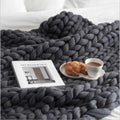 Chunky Merino Wool Blanket for Cozy Comfort