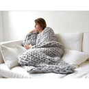 Chunky Merino Wool Blanket for Cozy Comfort