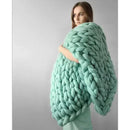 Chunky Merino Wool Blanket for Cozy Comfort